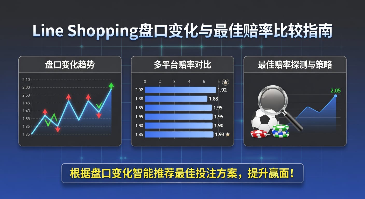 Line Shopping 最佳赔率比较：赛事竞猜优化秘籍